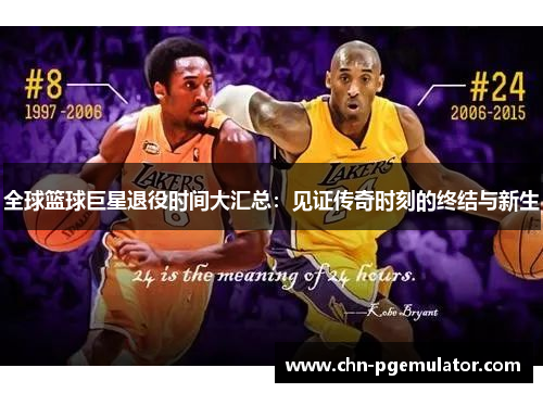全球篮球巨星退役时间大汇总：见证传奇时刻的终结与新生